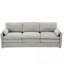 Canapé rembourré 3 places avec coussin moelleux-1054153232