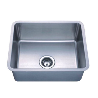21'' L Undermount Single Bowl Stainless Steel Kitchen Sink