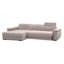 Jafiya 4 Seater Velvet Sofa Bed-898216731-898216726