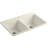 Deerfield 33" L x 22" W Double Basin Drop-In Kitchen Sink with Accessories-13237461-19195773