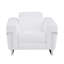 Fauteuil en cuir italien avec fauteuil inclinable Global United-1659745794