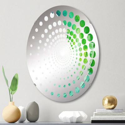 Miroir mural oval