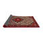 Tapis traditionnel mehroon/noir/crème Croton-86533298