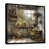 Black Floater Framed