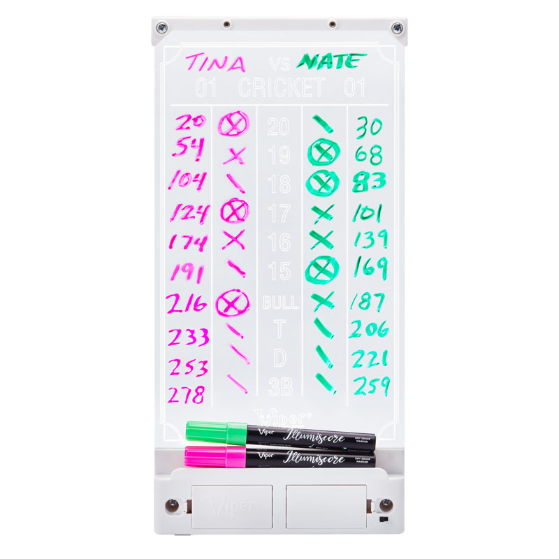 Tableau de pointage Viper Illumiscore - blanc