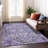 Machine Washable Indoor/Outdoor Xhevrie Purple Rug-158805361