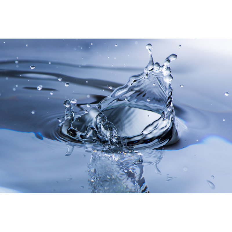 Water Splash - Wrapped Canvas Print, 20cm H x 30cm W x 3.8cm D