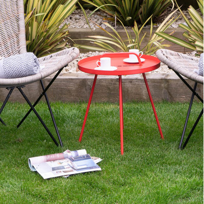 Bonner Round 44Cm L Side Table