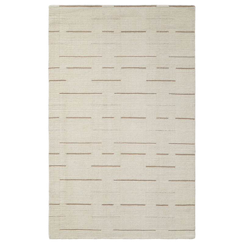 Tapis d'intérieur en laine touffeté à la main Lyra, Tapis de couloir 2 pi 6 po x 8 pi