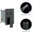 Matte Black 12 Inch Wall Mounted Square Dual Shower Head With - Balanced Valve Thin Rainfall Head, 360 Rotation, And User Features System, Scald, Adjustability, Easy Installation Maintenance-120951947