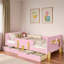 Lit plateforme avec tiroirs de rangement, garde-corps, petite tablette et crochets-99102473-99102475