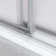 DS01 56'' - 60'' W x 60'' H Double Sliding Frameless Shower Door With Clear Glass