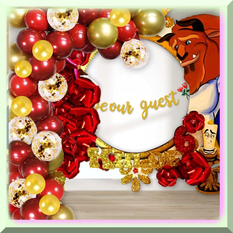 Gold Glitter "Happy Sweet 16" Banner