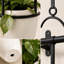 Ensemble de 5 cintres Macrame pour plante d'intérieur - jardinières suspendues bohémiennes, petite jardinière suspendue pour porte-plantes, cintres en corde de coton faits à la main pour décoration de fenêtre et balcon