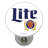 Miller Lite Retro Bar Table with Footrest