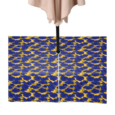 Flowers Water Repellent Tablecloth