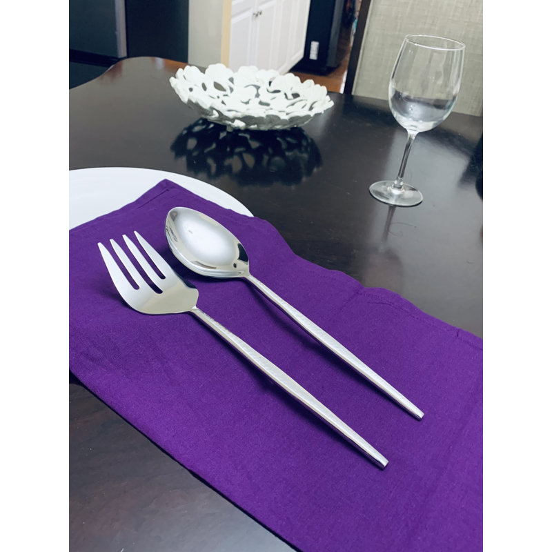 Trista Stainless Steel Salad Servers