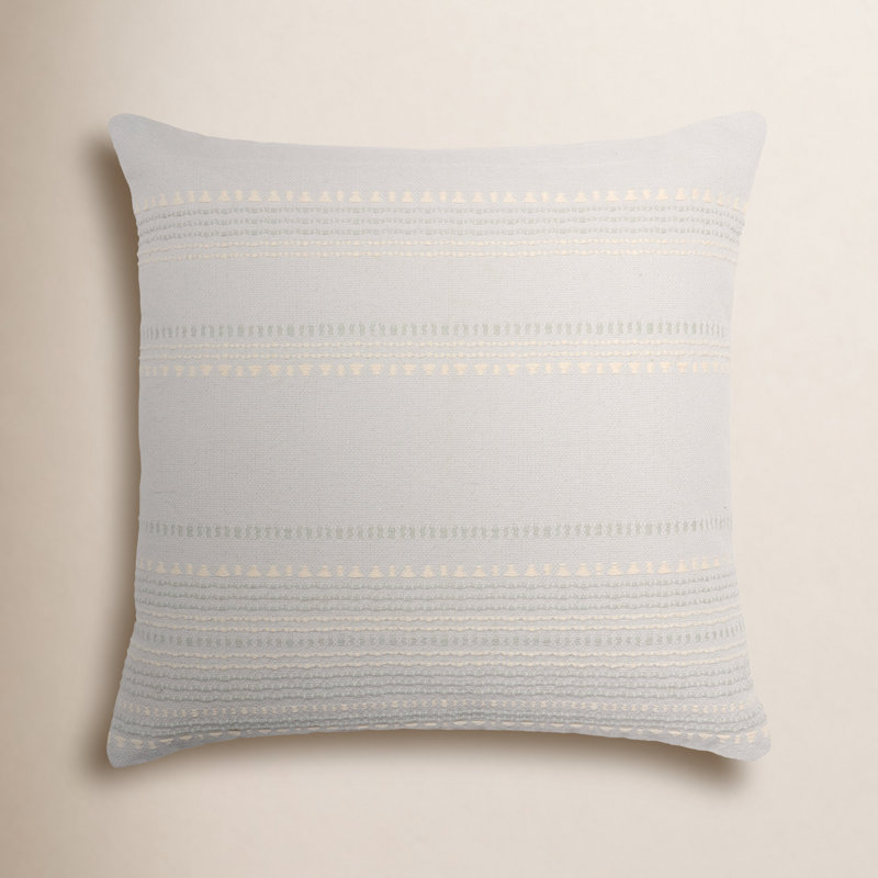 Housse de coussin carré 100% coton Bryson, Duvet