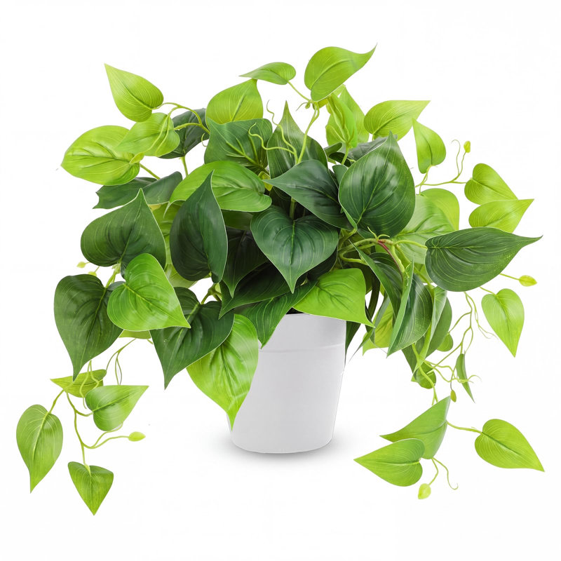 Avec pot en plastique plante artificielle en pot pour le bureau à domicile