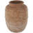  Magnesium Oxide Distressed Decorative Vase with Raised Braided Accents-133773959