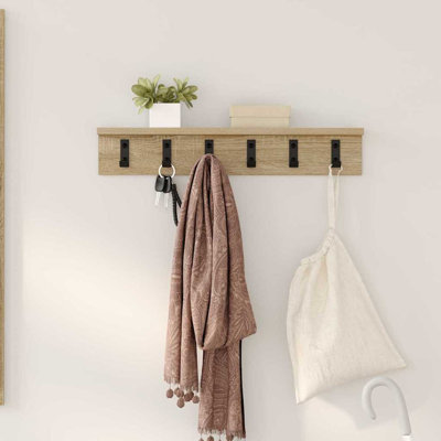 Wall-Mounted Coat Rack 60 X 10.5 X 10.5 Cm