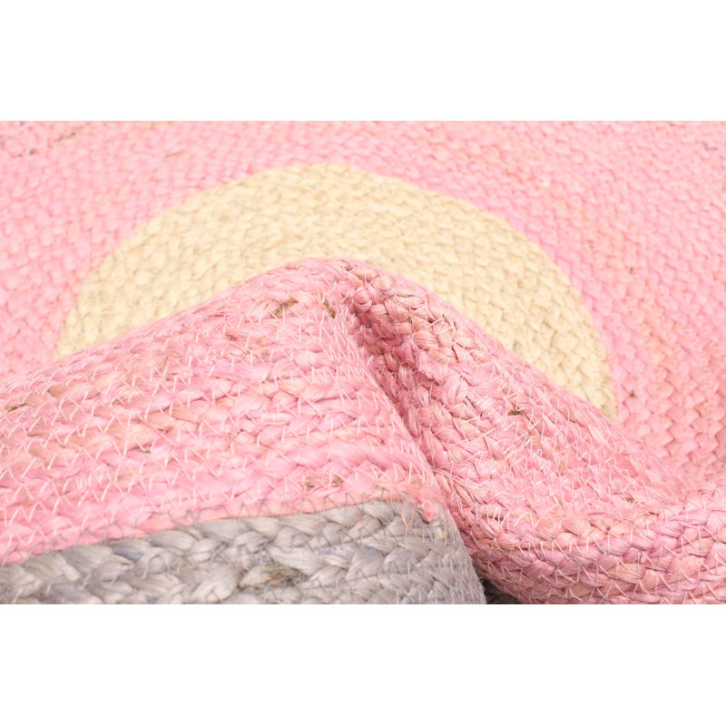 Palas Denizli Pink Rug 3'0" x 3'0", Pink 