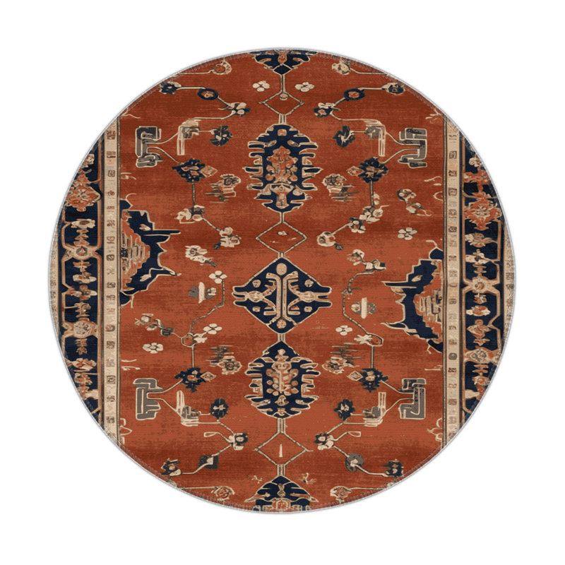 Tapis intérieur et extérieur ArtDeco, Rond 5 pi