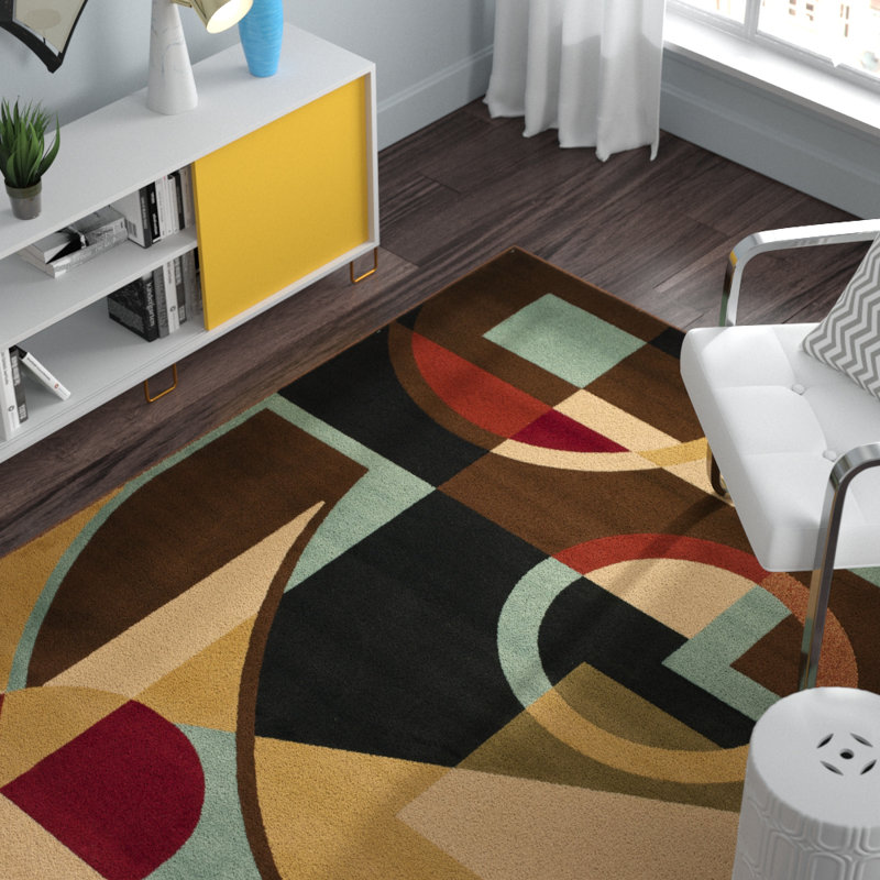 Bloem Porcello Performance Geometric Rug, Rectangle 5'3" x 7'7"
