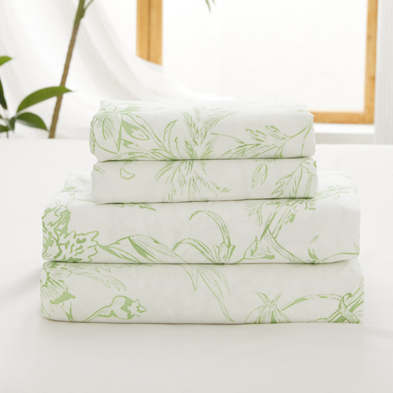 Ensemble de draps pour très grand lit simple très grand 4 pièces Kingrest 4 pièces, taille 16 po, ensemble de draps simples TG 100% coton respirant, ensemble de draps pour lit simple TG