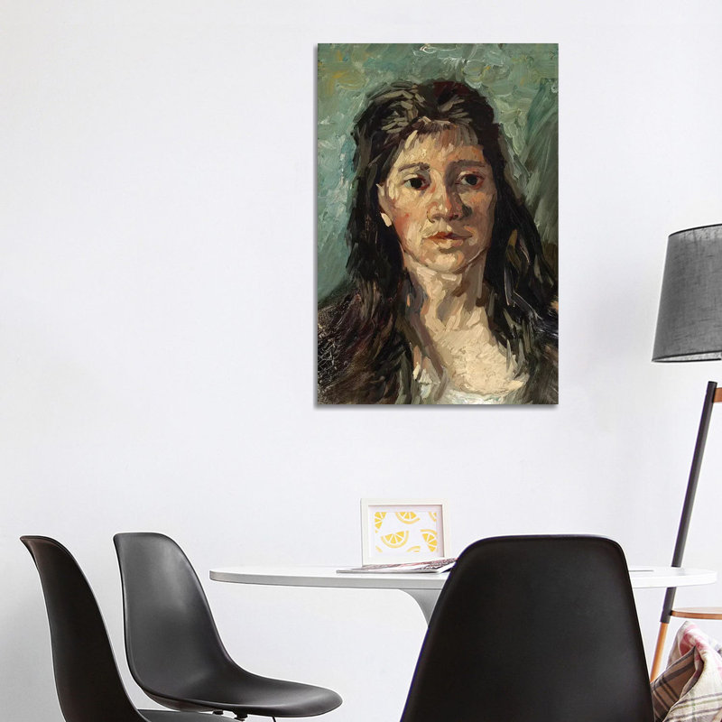 Head Of A Prostitute, 1885 by Vincent Van Gogh - Wrapped Canvas Gallery-Wrapped Canvas Giclée