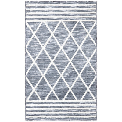 Tapis gris / ivoire Amaja