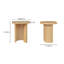 Table d'appoint Louise naturelle