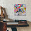  «A Vibrant Floral No. 1» par Joan Curtis, art mural en verre acrylique, 12 po x 12 po