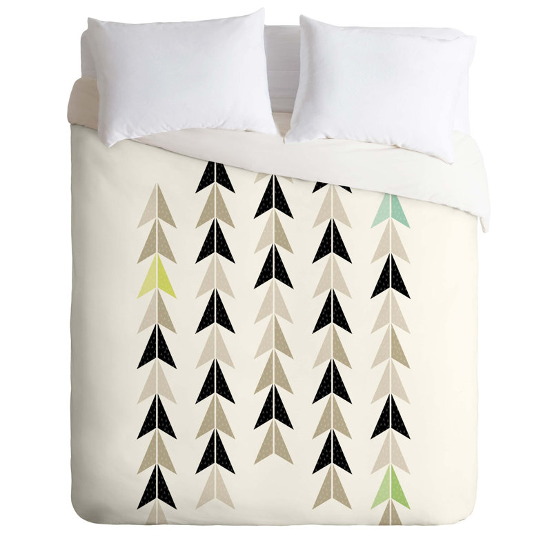 Gabi Geometric Shapes Duvet Cover, Twin/Twin XL Duvet Cover + 1 Standard Sham