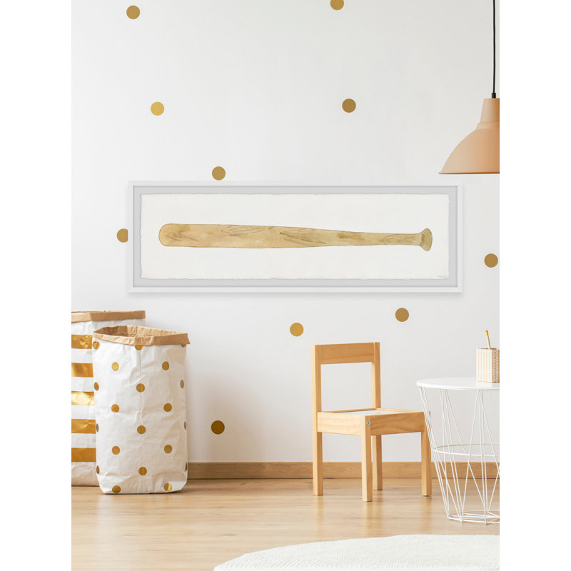 Batte de baseball en bois Laforge, reproduction encadrée, H 10 po x l 30 po x P 1,5 po