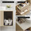 Meuble-lavabo simple flottant de 40 po avec lavabo ovale en céramique, armoire de salle de bain moderne en bois massif, drain inclus-844269481
