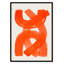 «Orange Strokes Print» par Haniff-129155869-129155872-129155898
