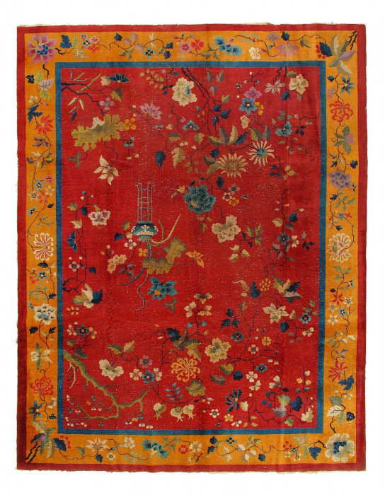 Damerius One-of-a-Kind 11'7'' X 8'11'' Hand Knotted Area Rug