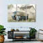Ensemble de 3 pièces pleines de fleurs sur toile-42413215