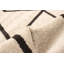 Tapis ivoire / brun foncé Denoila-1210793226