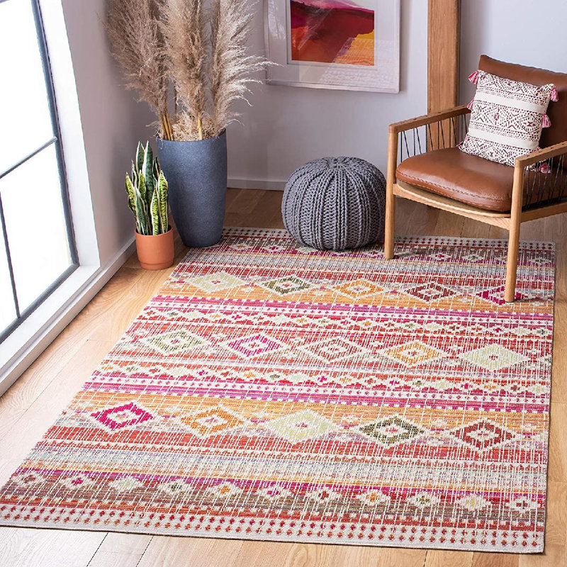 Tapis d'intérieur / extérieur Trent 200 Performance Southwestern, Rectangle 4 pi x 6 pi