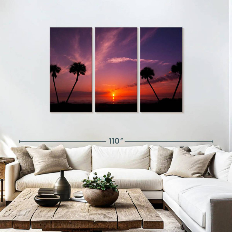 Gillard Daytona Ocean Sunrise, 48" H x 74" W