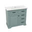 Meuble-lavabo moderne 36 po avec lavabo 36 po avec lavabo en céramique-434123162