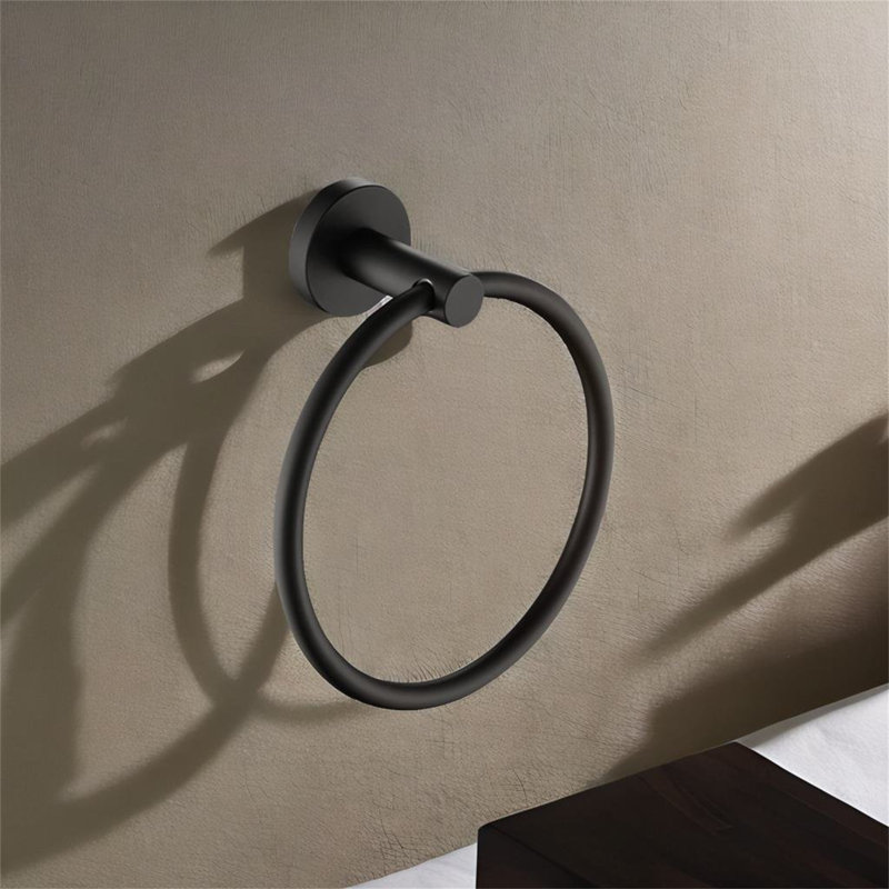 6 - Piece Bathroom Hardware Set,  Black