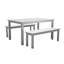 Bowery 59'' Rectangular 6 - Person Outdoor Dining Set-225656287