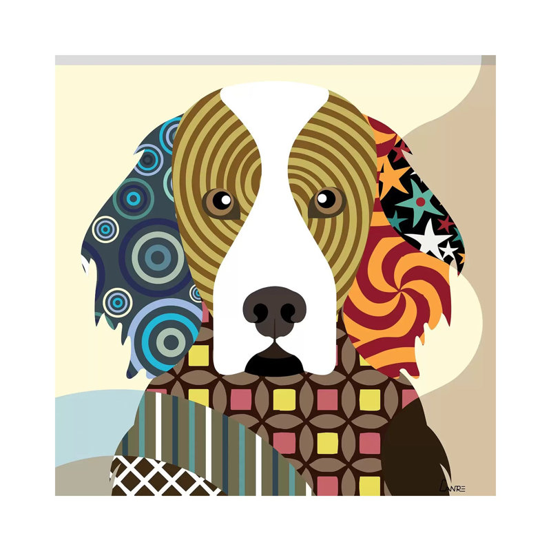 Irish Setter by Lanre Studio - Wrapped Canvas Print, 45.72 cm H x 45.72 cm W x 3.175 cm D