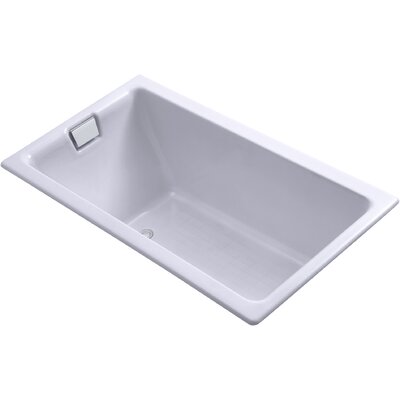 Tea-for-Two Collection K-855-GRL 66"" x 36"" x 24"" Drop-In Soaking Bath Tub with Slip Resistant Surface and End Drain in Gray -  Kohler, K855GRL