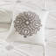 Housse de couette réversible en coton pour lit double / grand lit - 4 pièces, style, motif de broderie et de médaillon, comprend couette, 2 taies décoratives et 1 coussin, tissu lavable à la machine