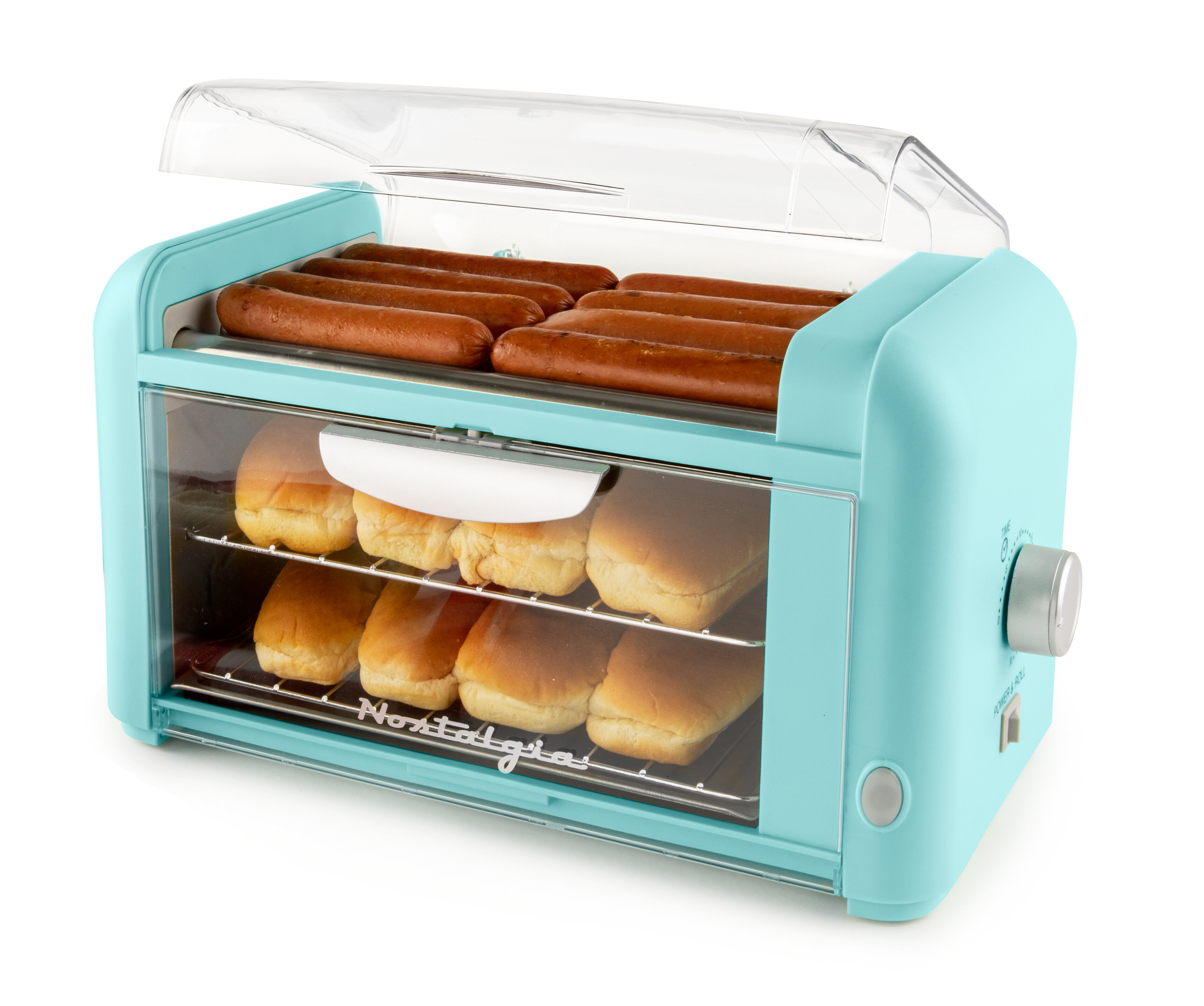  Nostalgia 2 Slot Hot Dog and Bun Toaster with Mini