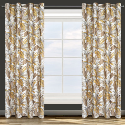 D91 Bari Eyelet Blackout Curtain